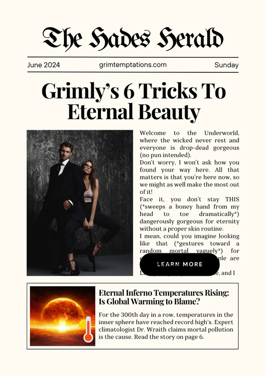 Grimly's 6 Tricks to Eternal Beauty