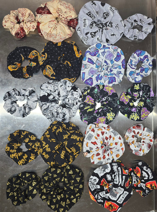 Scrunchies l Licensed Character Cotton Fabric l XL, L, and M sizes