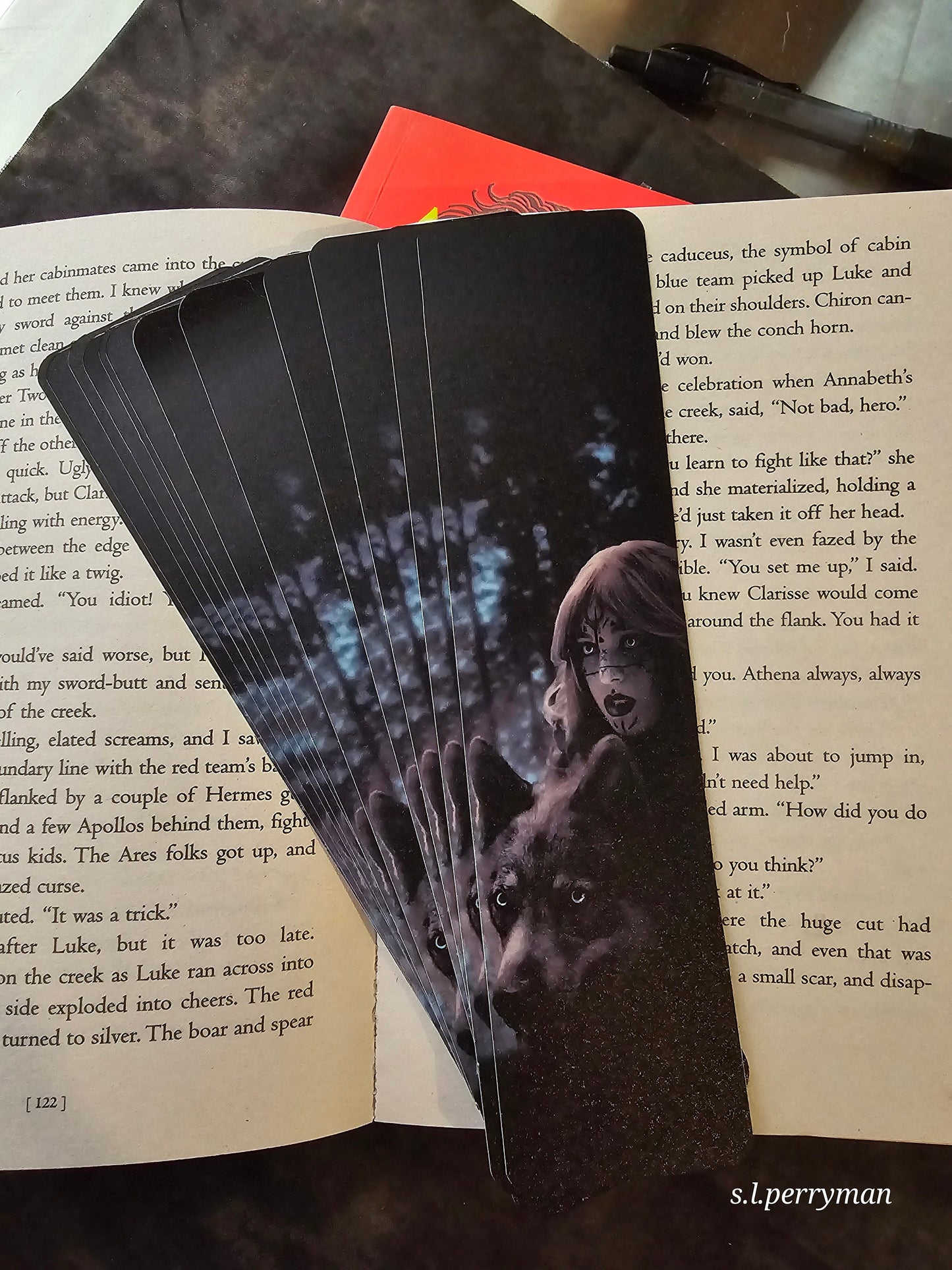 Handcrafted Werewolf Romance Bookmark | 2 x 8 Inch | Perfect for Mating Romance Novels | Unique Book Lover Gift